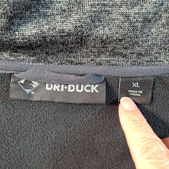 Dri-Duck Traders Atlas Jacket Mens XL Gray Style #5316 Zippered Poly Smart Shell - Picture 12 of 12